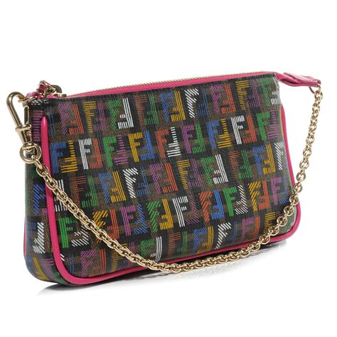 pochette fendi multicolor|Clutches & Pouches .